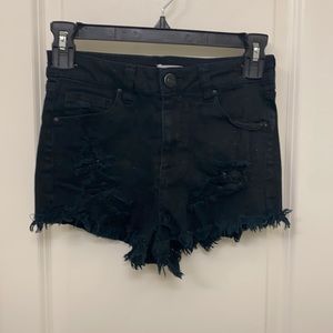 Black shorts